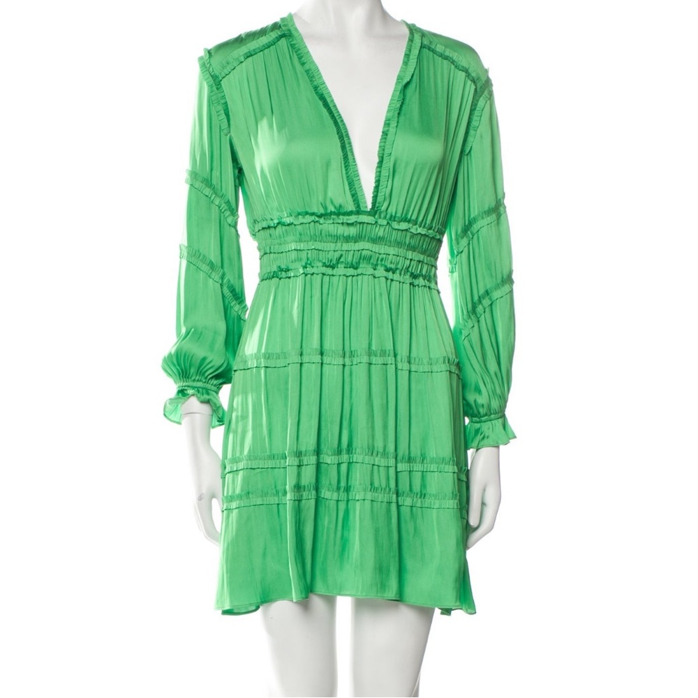 Maje Green Midi Dress